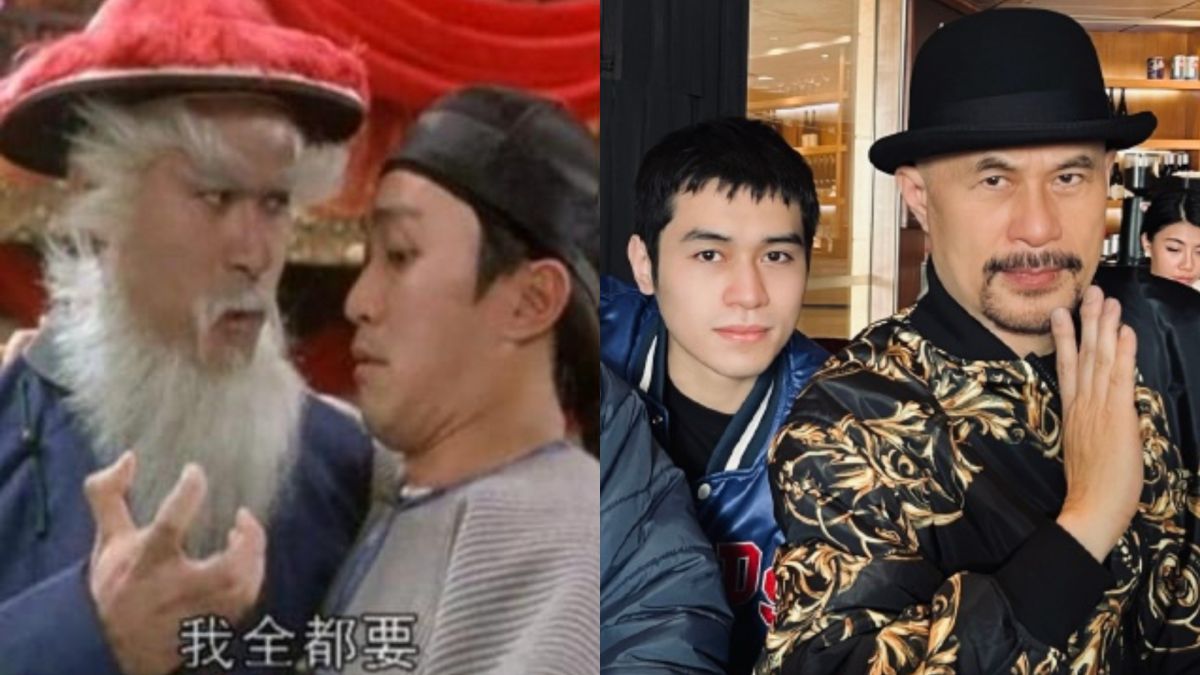 ▲「鰲拜」徐錦江父子難得同框。（圖／翻攝自徐錦江微博）