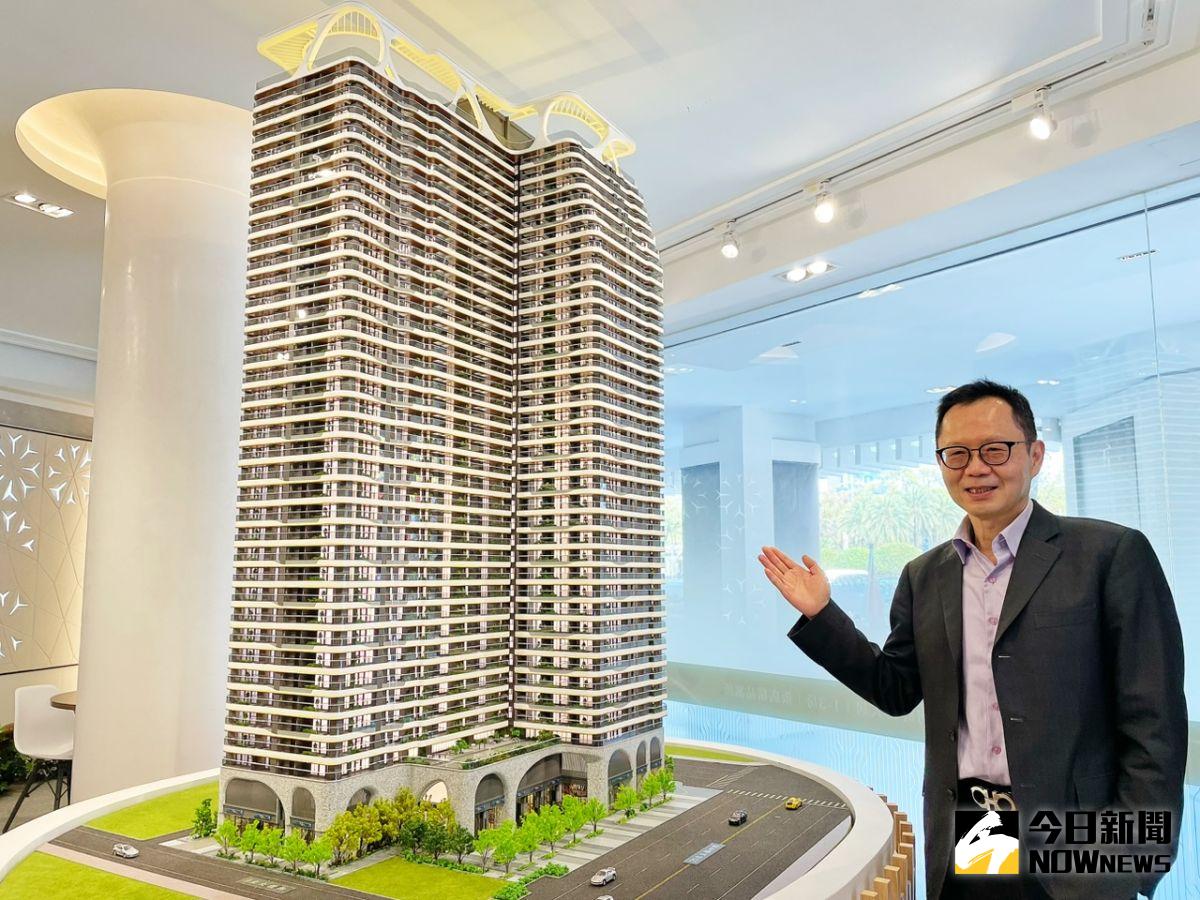 ▲「港灣1號院」現推出優付方案，買2-3房訂金到交屋只要68萬起。（圖／記者陳美嘉攝，2023.03.09）