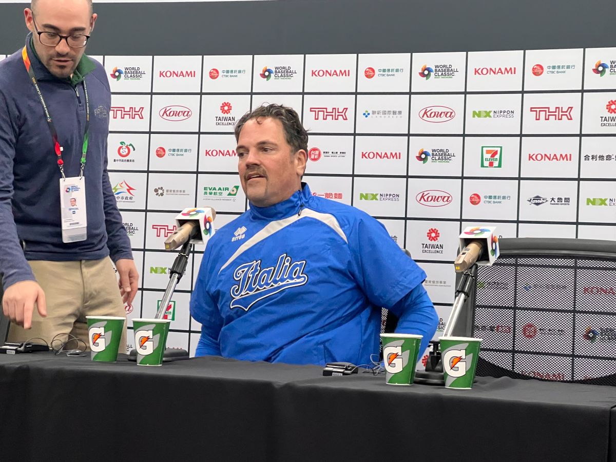 ▲WBC義大利總教練Mike Piazza（圖／記者簡名杉攝）