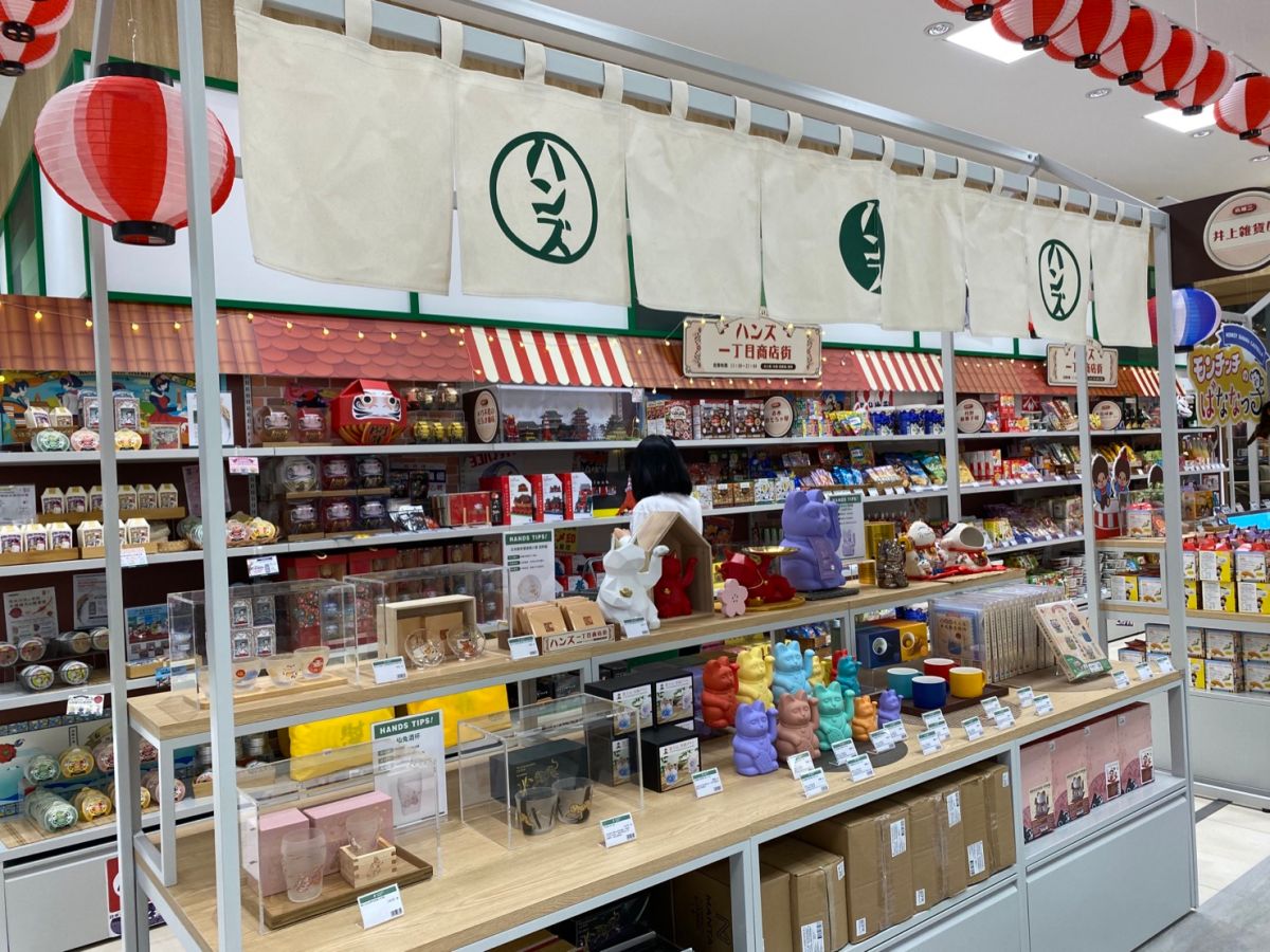 ▲台隆手創館進駐台中LaLaport ，體驗區以日系主題打造，如昭和風格的台隆一丁目快閃街，讓人有秒到日本感覺。（圖／記者金武鳳攝，2023.3.9)