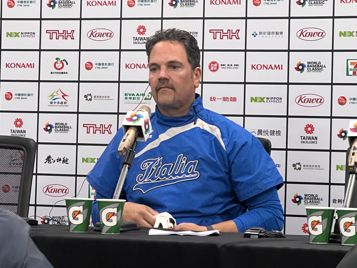 ▲義大利隊總教練Mike Piazza（圖／記者簡名杉攝）