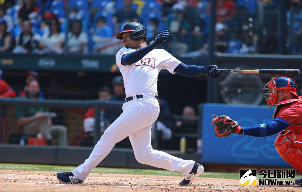 ▲2023WBC經典賽巴拿馬隊捕手Christian Bethancourt。（圖／記者葉政勳攝 , 2023.03.10）