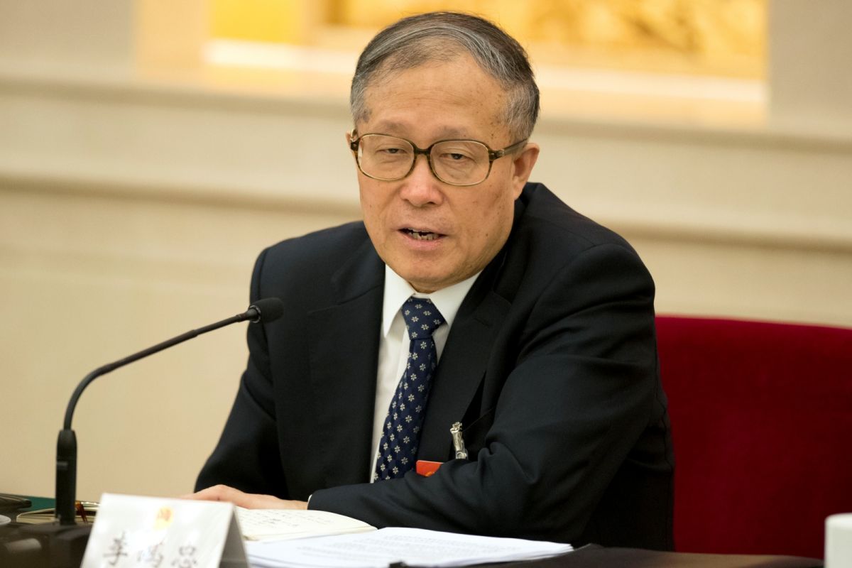 ▲中共中央政治局委員、剛獲選為第十四屆全國人大常委會副委員長之一的李鴻忠，是唯一在本次全國人大的領導職務選舉上，獲得反對票的候選人。資料照。（圖／美聯社／達志影像）