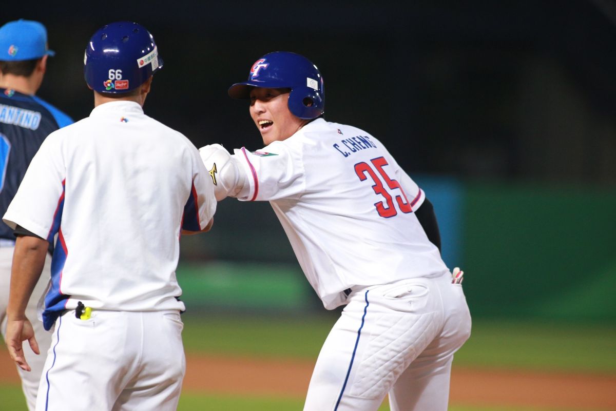 ▲中華隊外野手成晉（圖／葉政勳攝）