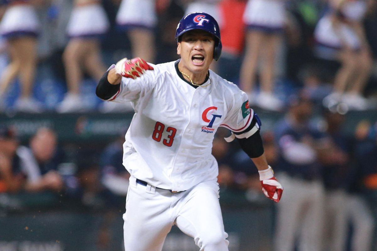 ▲中華隊林立敲出追平安打（圖／記者葉政勳攝）