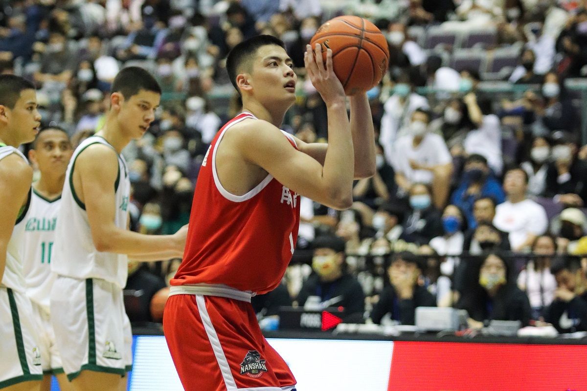 ▲南山高中前鋒葉惟捷，投進4顆三分球、得到19分。（圖／高中體總提供）