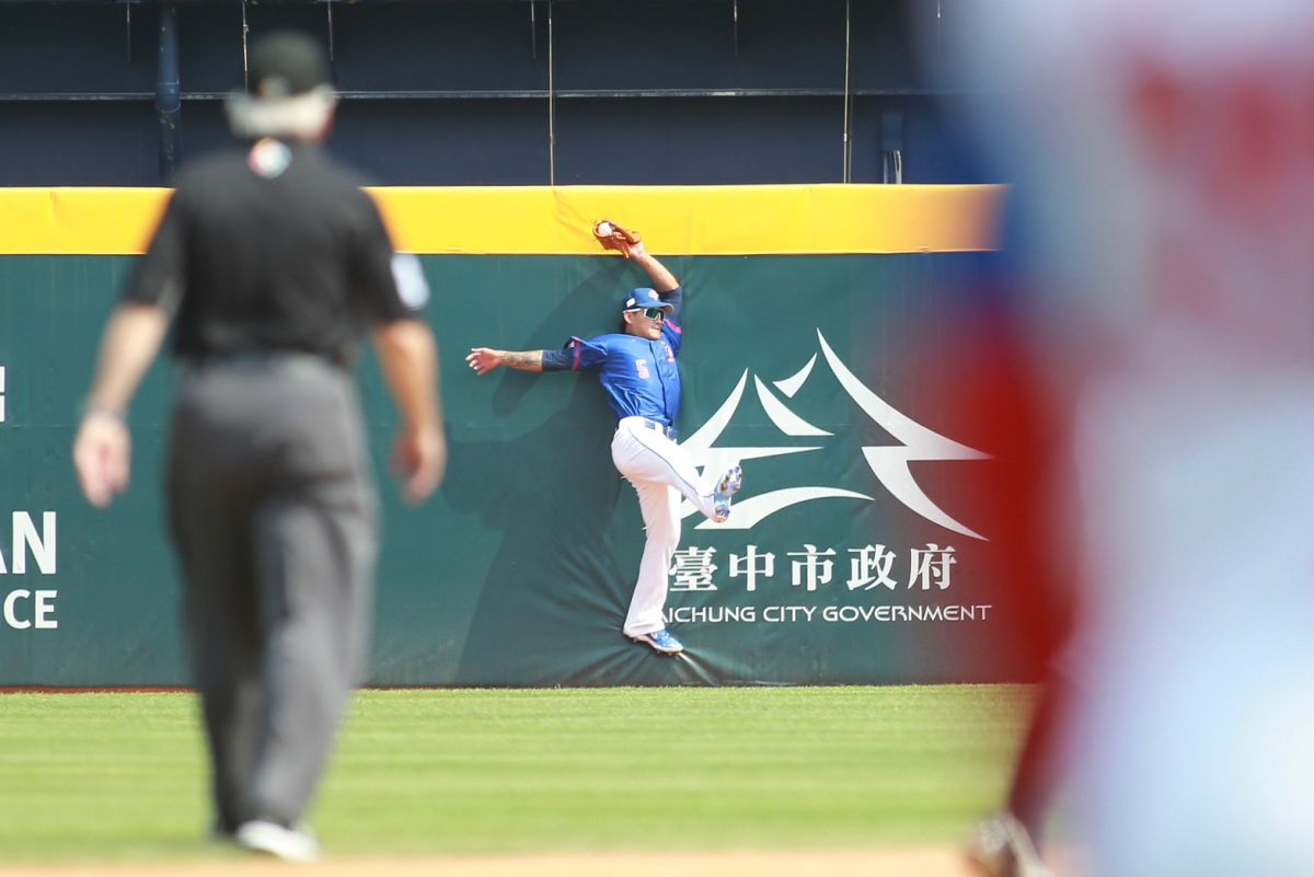 ▲中華隊林子偉上演超神美技（圖／葉政勳攝）