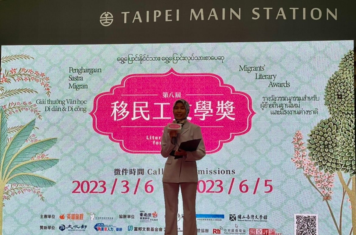 ▲ 「移民工文學獎」主持人丁安妮。（圖／記者攝於2023.03.12）