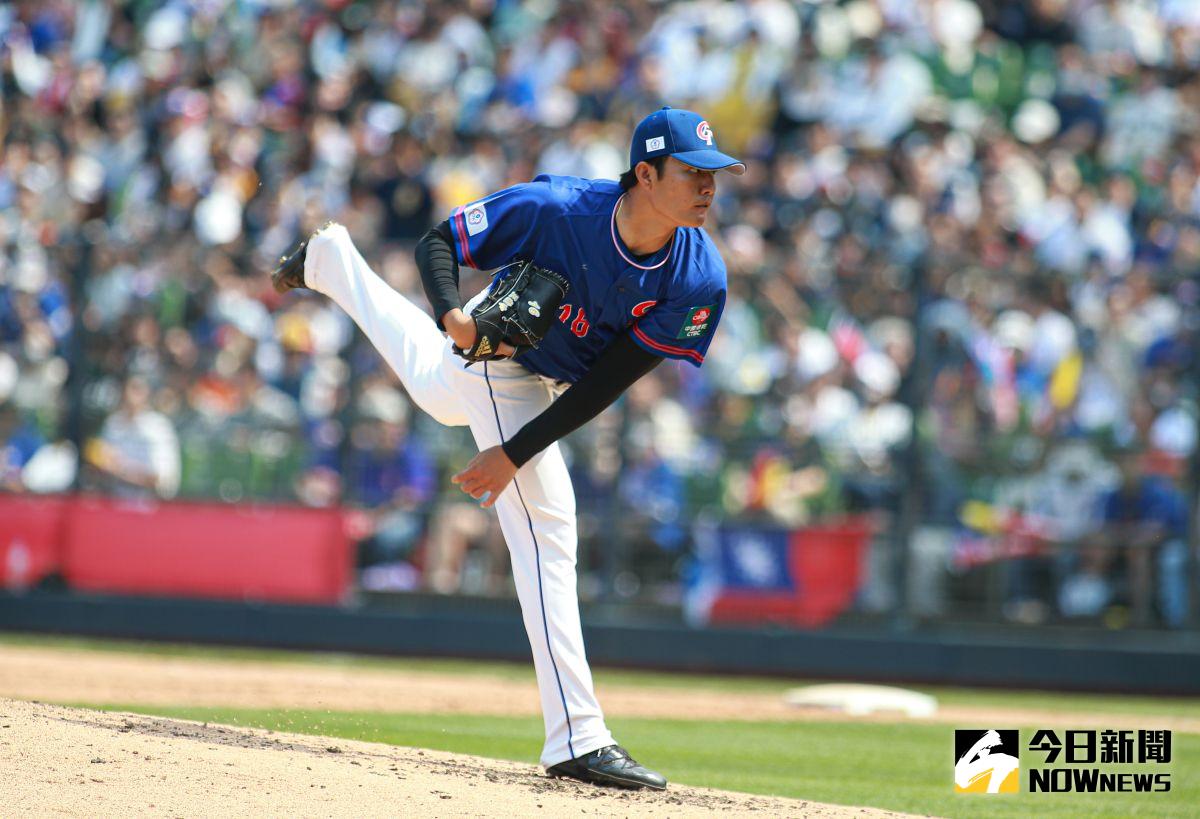 ▲WBC經典賽中華隊投手王維中。（圖／記者葉政勳攝 ）