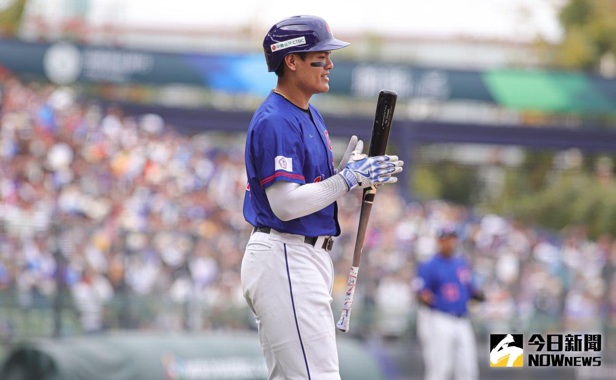 ▲中華隊張育成在WBC經典賽4場出賽，共計16打數，擊出7支安打、2支全壘打包含一發滿貫砲、2隻二壘安打、8分打點，打擊率0.438。（圖／記者葉政勳攝）