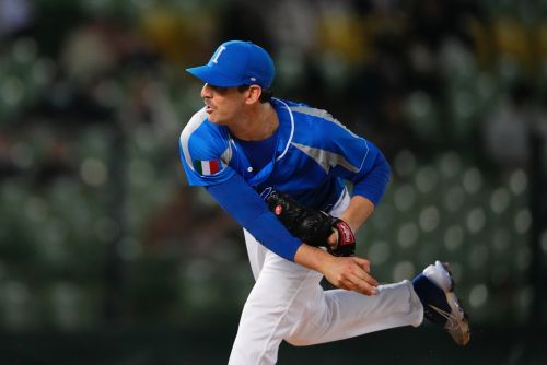 ▲義大利在傳奇名將波沙達（Jorge Posada）協助招募下，成功爭取到費城人隊強投諾拉（Aaron Nola）加盟，這被視為本屆最震撼的補強之一。（圖／悍創運動行銷提供）