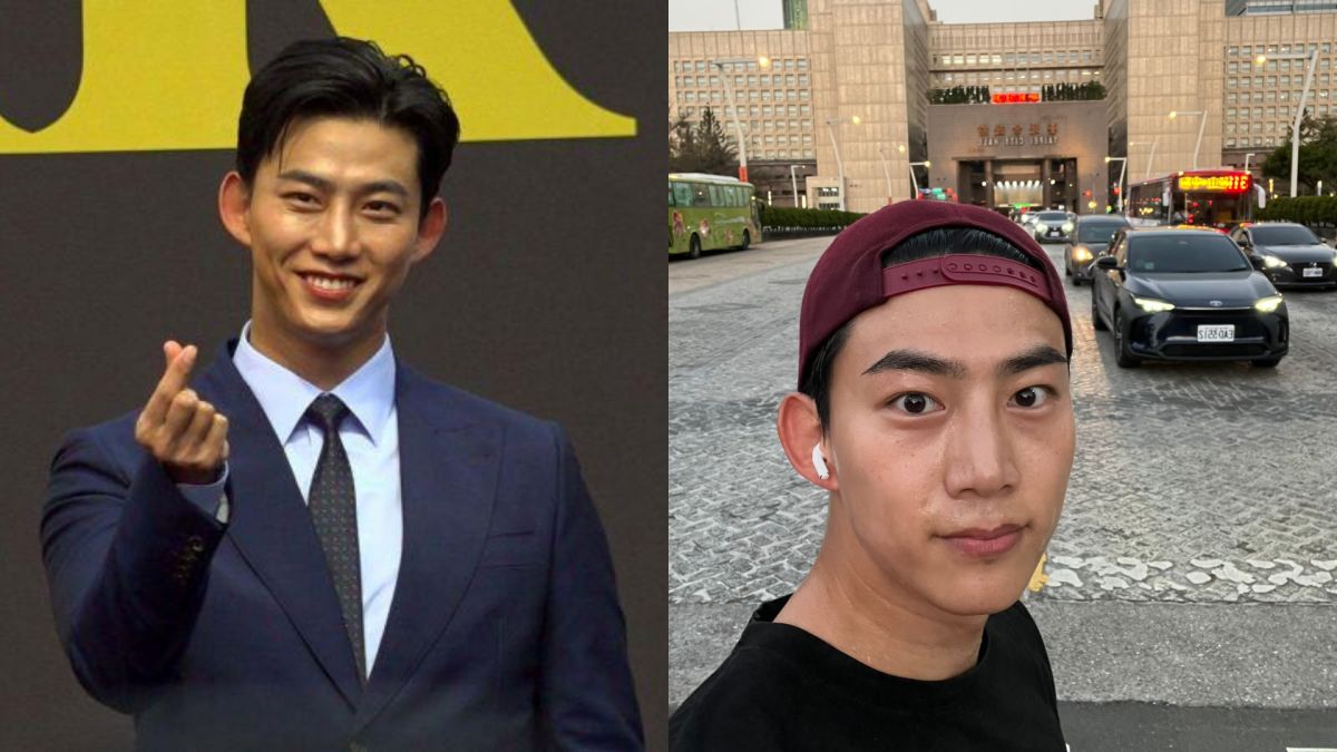 ▲男神玉澤演日前來台灣出席活動，也不忘慢跑鍛鍊身體，結果被幸運的女網友捕獲，直呼「怎麼那麼帥！」（圖／記者嚴俊強攝影、玉澤演推特）