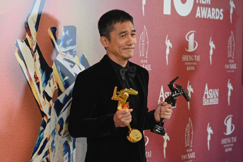 ▲梁朝偉以《風再起時》奪下亞洲電影大獎「最佳男主角」。（圖／美聯社）