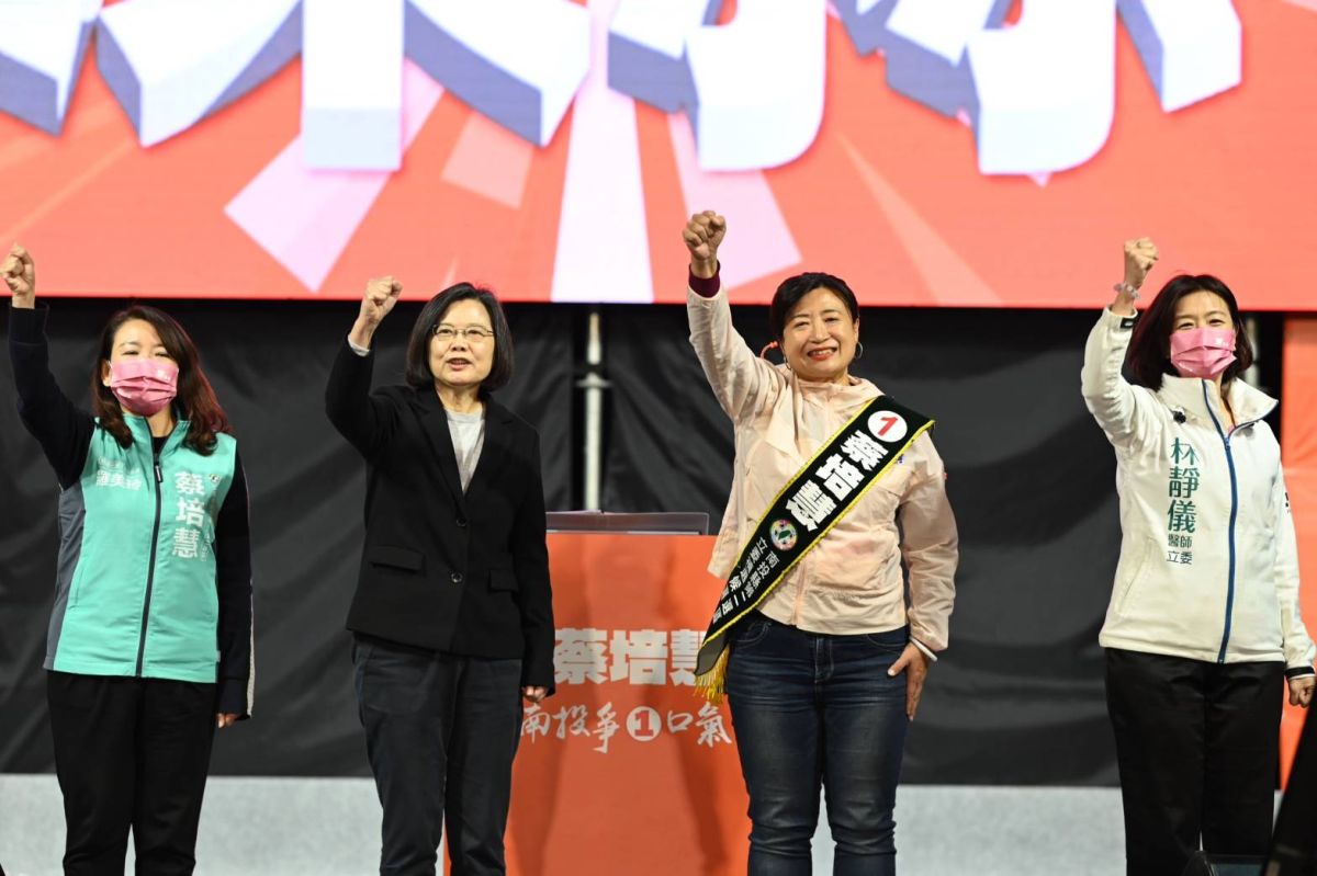 ▲蔡培慧說，若非蔡英文力勸，自己不會走上政治這條路。（圖／蔡培慧服務處提供，2023.03.13）