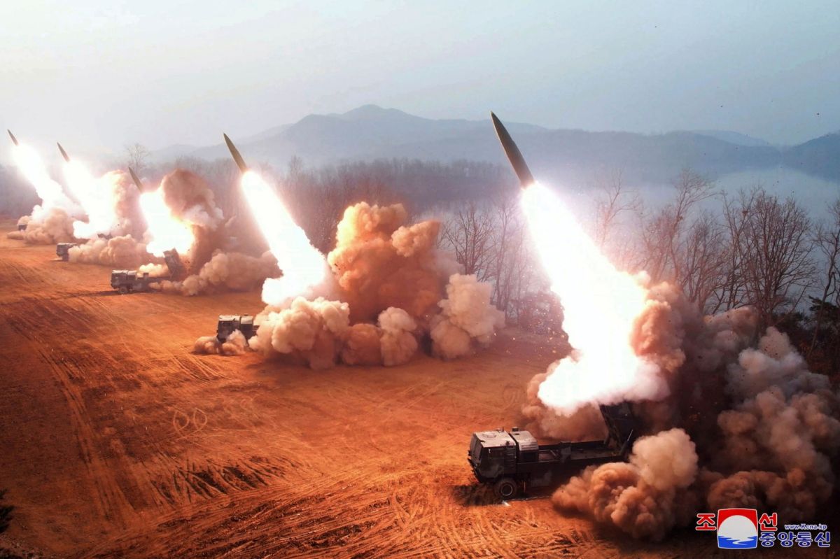 ▲北韓近日動作頻頻，多次以試射飛彈來回應美國、韓國的聯手「打壓」。資料照。（圖／美聯社／達志影像）