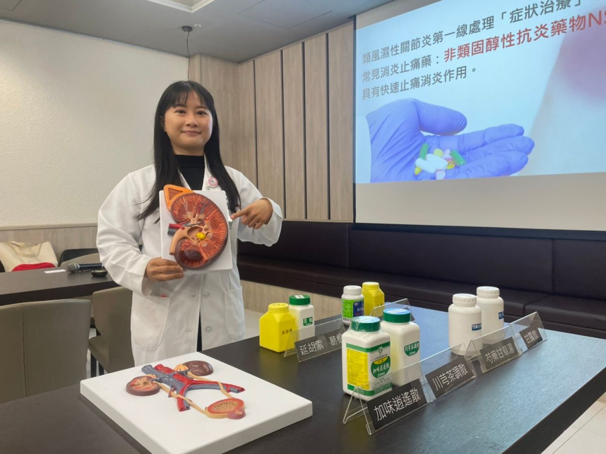 ▲奇美醫學中心中醫部主治醫師陳曉瑱表示，近年來已陸續證實，健保科學中藥有保護腎臟的功效（圖／記者林怡孜攝，2023,03,14）