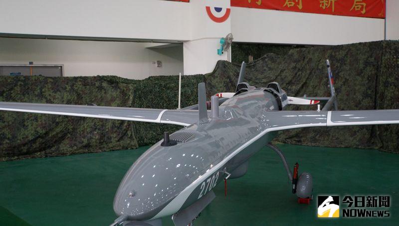 ▲中科院研發中的「銳鳶二型」無人機。(圖／記者呂炯昌攝，2023.03.14)