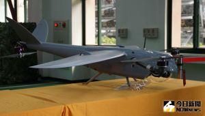 ▲中科院研發中的「紅雀二型」無人機。(圖／記者呂炯昌攝，2023.03.14)