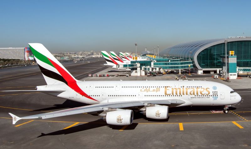 ▲阿聯酋航空公佈，自8月1日起將以兩艙等A380旗艦客機執飛每日的台北–杜拜航班，並於10月29日起升級為三艙等A380客機以提升客運運能。（圖／阿聯酋提供）