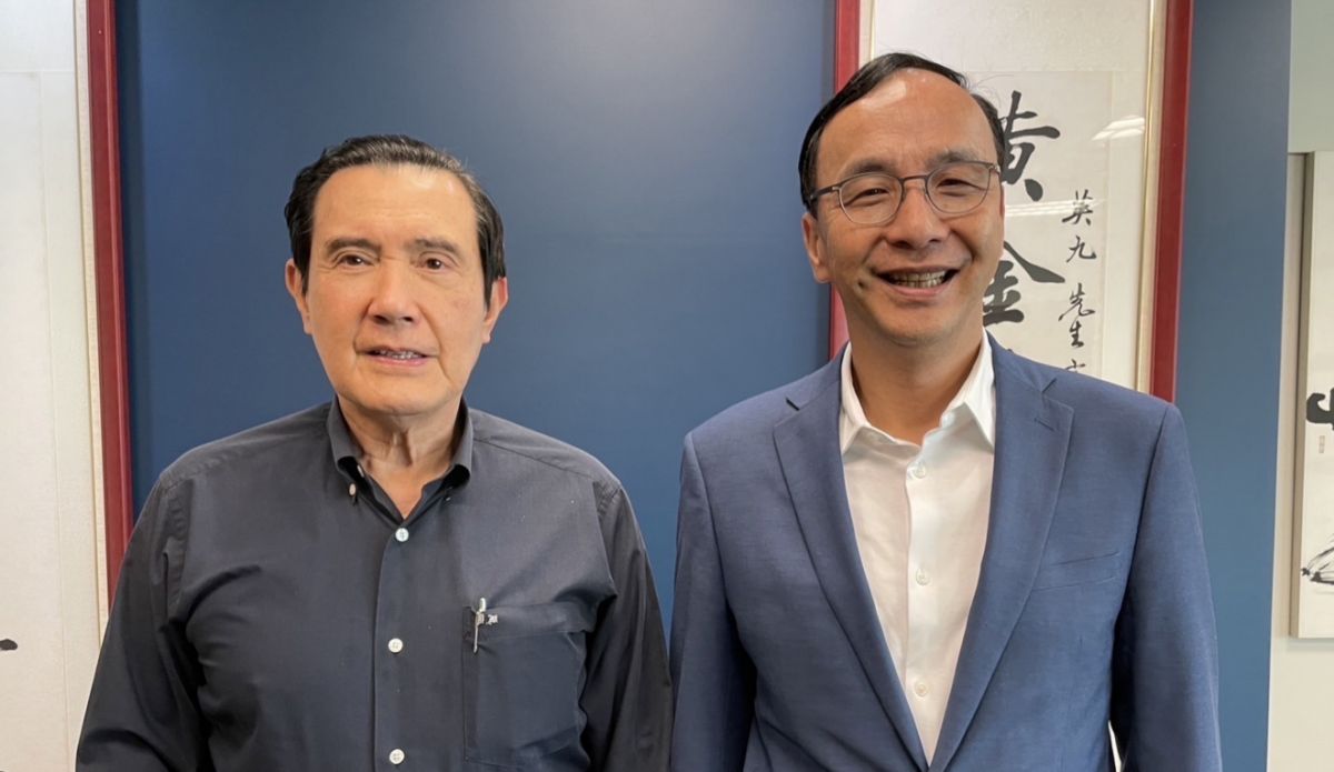 ▲朱立倫拜會馬英九，就2024年總統大選請益。（圖／取自朱立倫臉書）