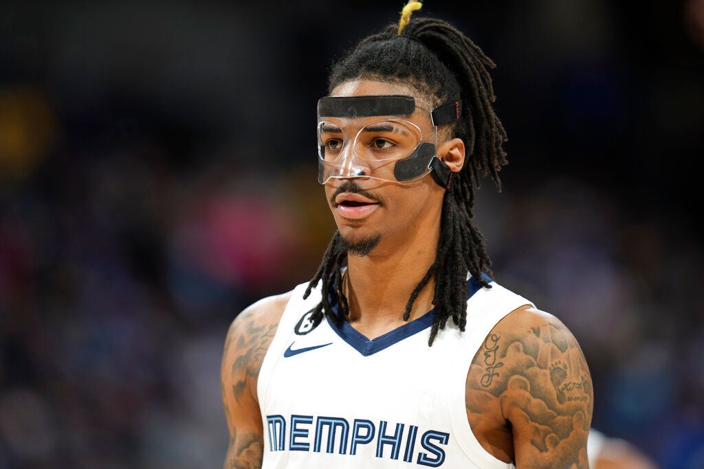 ▲Ja Morant因持槍事件引起軒然大波，聯盟總裁Adam Silver對此表示震驚。（圖／美聯社／達志影像）