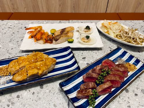 王品「就饗鐵板燒」318元白飯青菜吃到飽!3大加菜優惠一次整理 ▲雙人海陸套餐超澎湃,而且平均每人400元有找。(圖/記者蕭涵云攝)