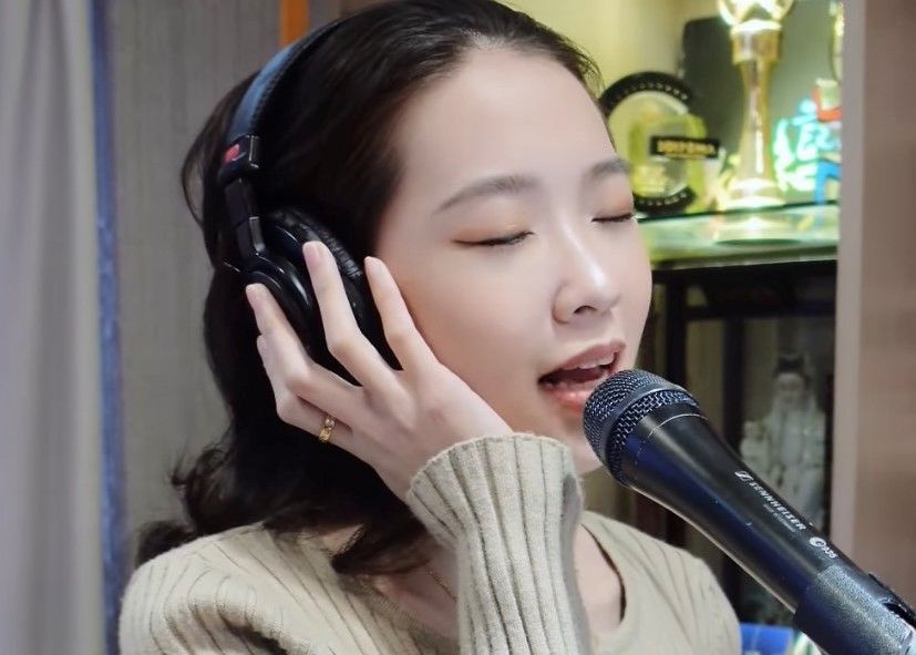 ▲稍早陳紫渝在IG上發出唱歌的影片，甜美嗓音再度引發討論。（圖／陳紫渝IG）
