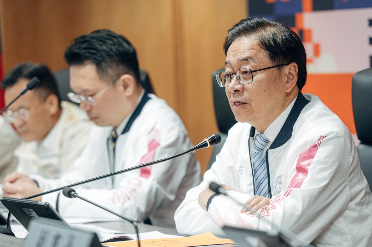 ▲張善政呼籲市民朋友與企業「有水當思無水之苦」，平時即應落實節約用水，一起為抗旱進行充足的準備。（圖／桃園市政府提供）