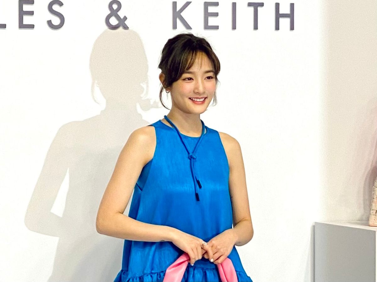 ▲王淨與曹佑寧昨曬出「另類合照」閃瞎眾人。今王淨亮麗出席CHARLES & KEITH 2023春季記者會，一直被虧「春風滿面」的她甜洩「公開是共識」，稱「金牛座嘛，很有審美」；透露白色情人節有「給予文字上的祝福」。（圖／記者蕭涵云攝）