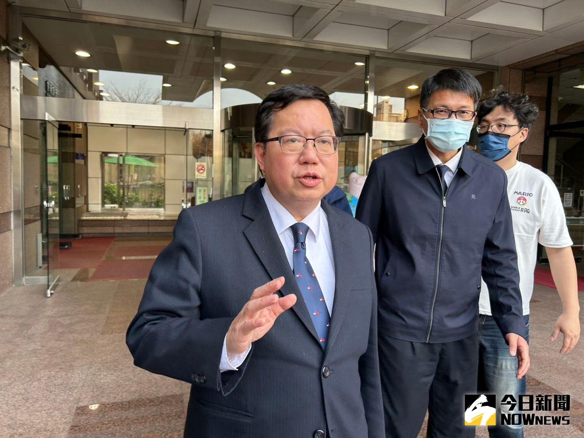 ▲鄭文燦表示，預估會由賴清德代表民進黨參選總統，自己會給他更大的支持與力量。（圖／記者黃宣尹攝，2023.03.15）