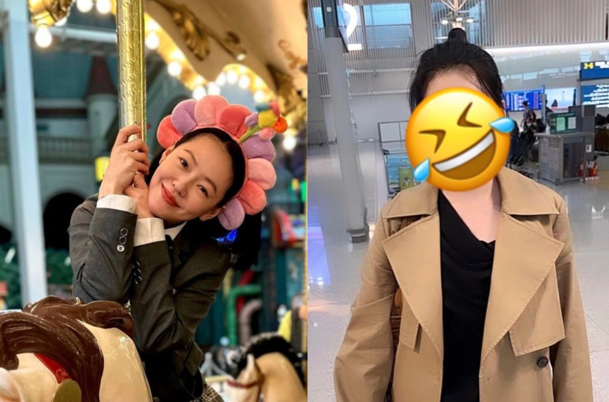 ▲小S結束5天4夜韓國行，還將原本精緻小巧的臉蛋用特效惡搞變成肥胖圓臉，讓網友全笑翻。（圖／翻攝自小S臉書）