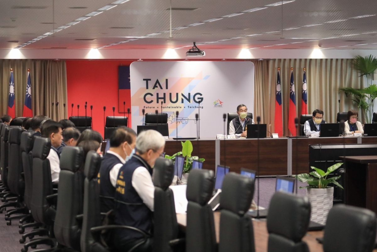 ▲台中市府市政會議，通過規劃「消費金喜送」追加3.5億元，將提送定期會審議。(圖／市政府提供2023.3.16)