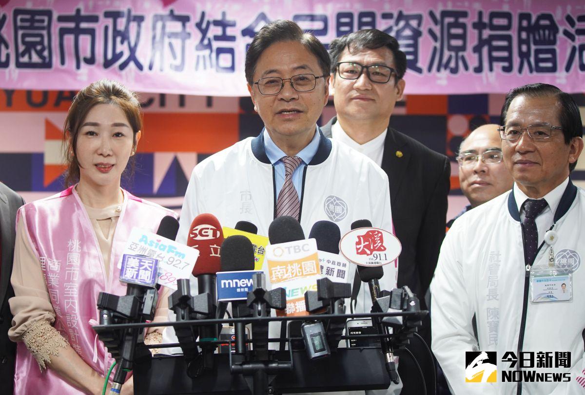 ▲張善政表示，昨日鄭文燦提出的10點聲明，基本上都是正面的，鄭說願意去接受約詢，對於釐清過去問題為什麼發生都有幫助。（圖／記者李春台攝，2023.03.16）