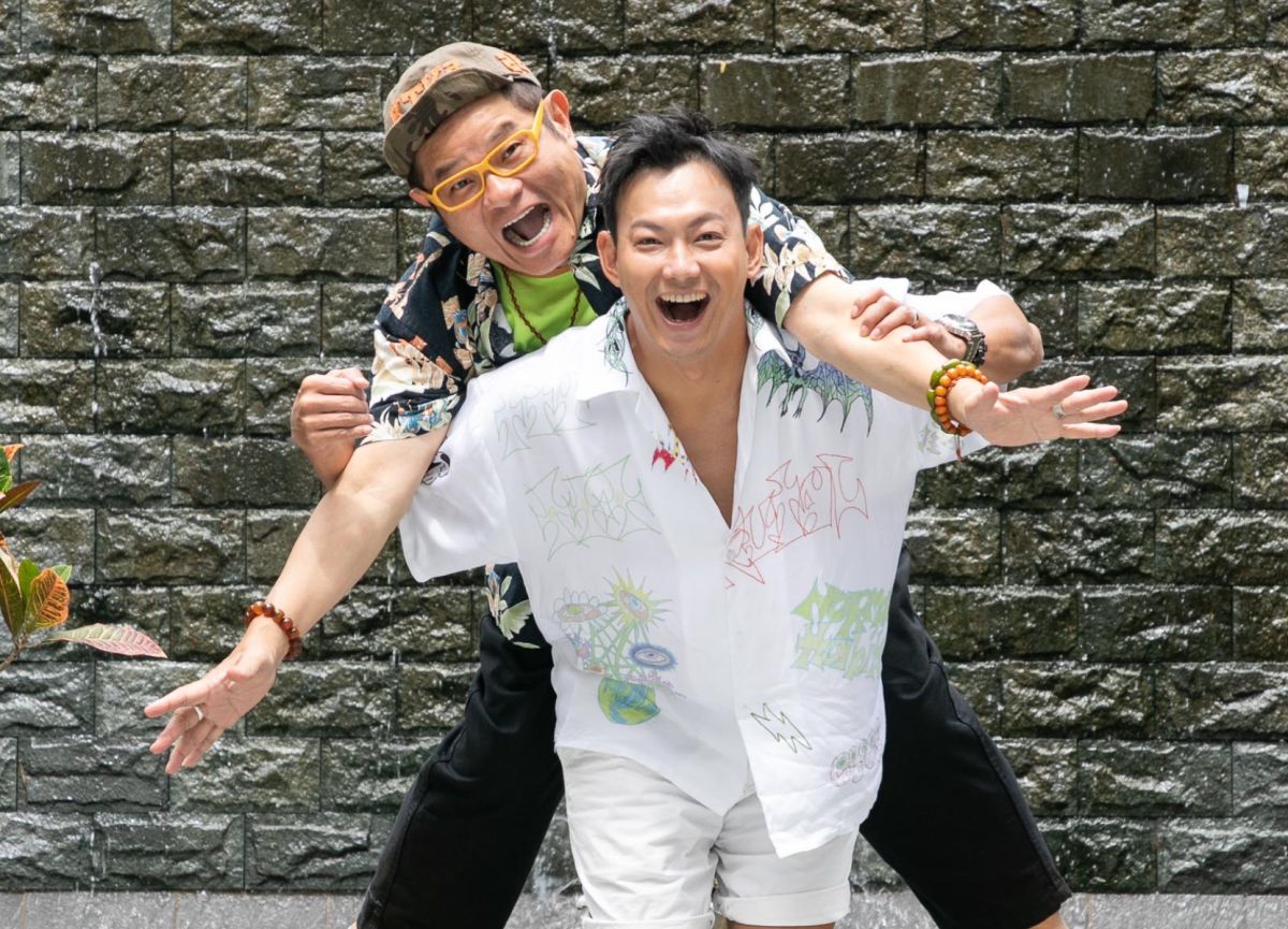 ▲許效舜（左）和威廉（右）分享求子祕方。（圖／東森超視提供）