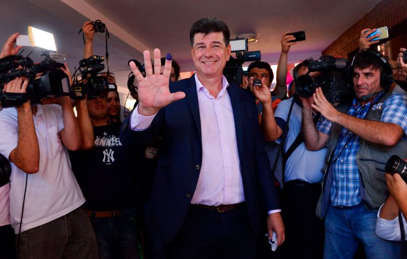 ▲巴拉圭在野黨總統候選人艾里格里。（圖／美聯社／達志影像）