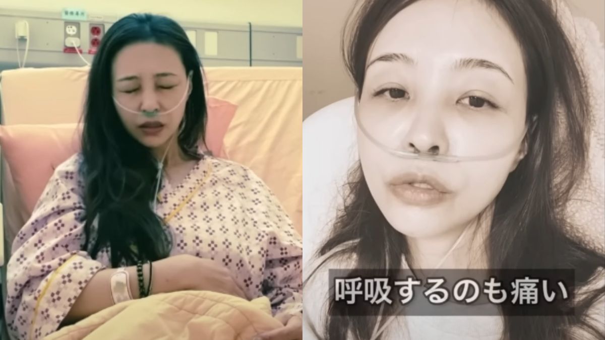 ▲「M字腿女王」垠凌上禮拜發生嚴重車禍，造成肋骨骨折、氣血胸，就連呼吸都會痛，YouTube頻道被迫停更。（圖／翻攝垠凌YouTube）