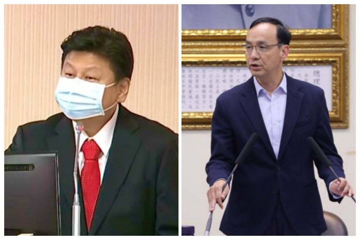 ▲國民黨選策會名單引發黨內爭議，傅崐萁召開記者會言詞挑釁，讓不少人質疑莫非他早已凌駕朱立倫，是實質的「國民黨主席」。（圖／合成照）