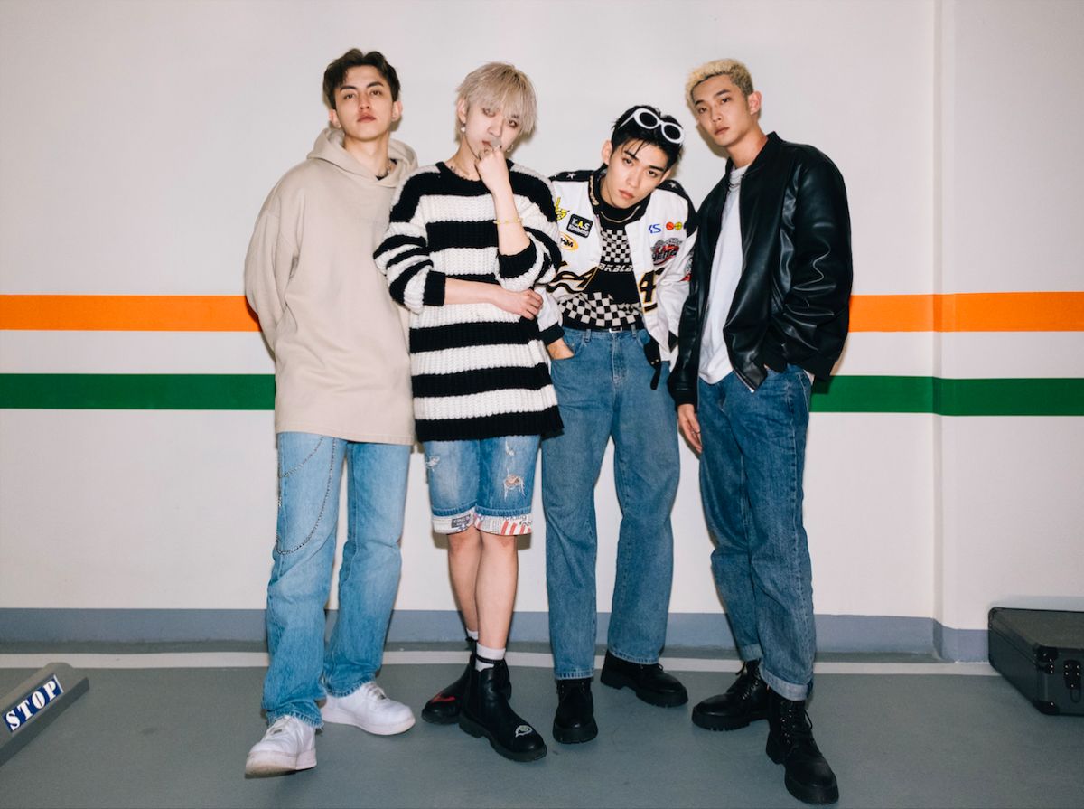 ▲U:NUS由高有翔（左起）、吳昱廷、蔡承祐、高胥崴組成。（圖／滾石提供）