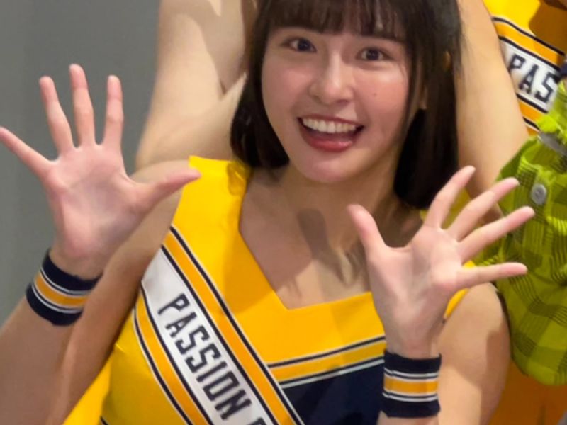 ▲中信兄弟啦啦隊「Passion Sister」人氣成員峮峮(圖/記者簡名杉攝)