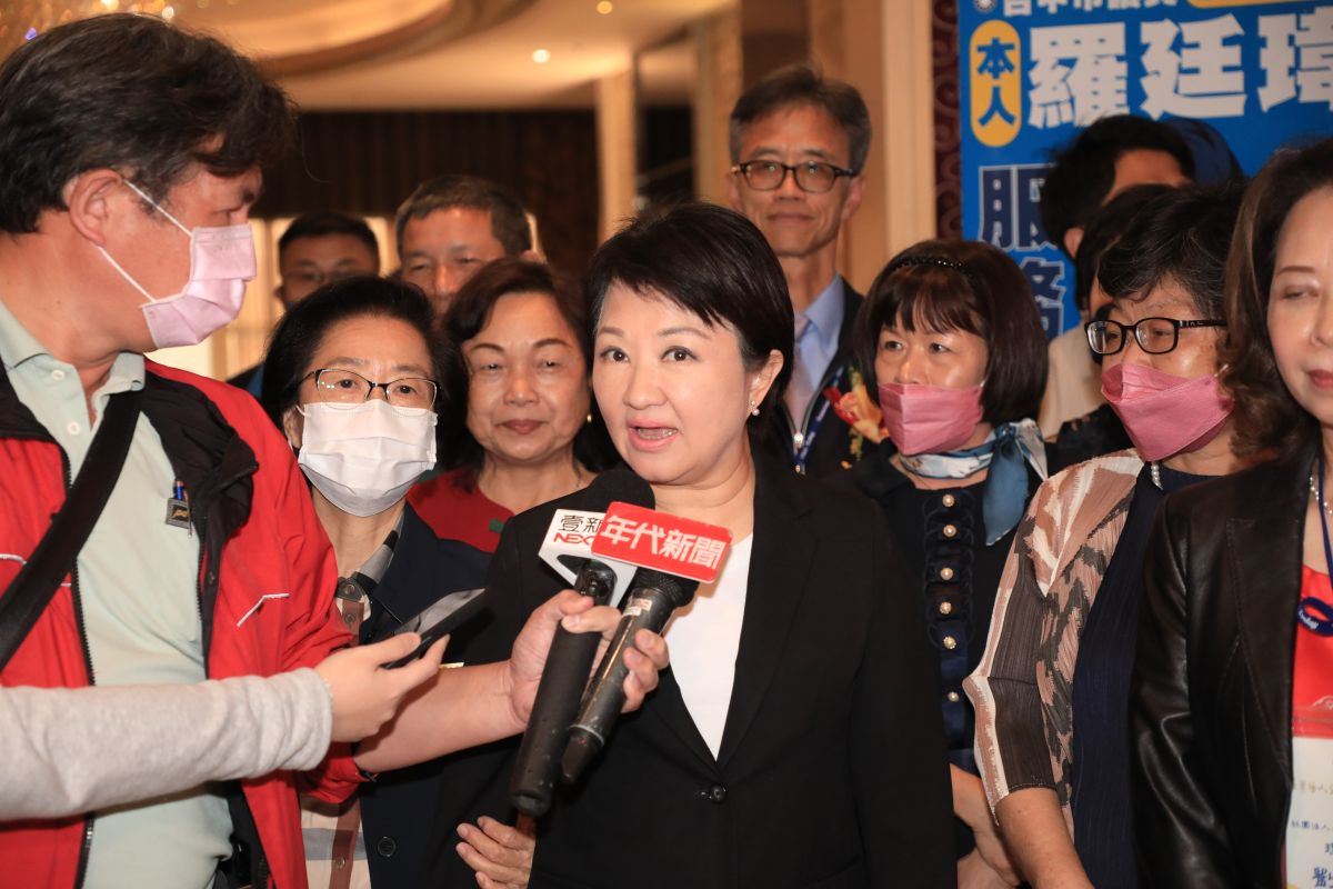 ▲國民黨選策會爭議，盧秀燕與侯友宜、張善政同一陣線，強調所有政黨、政治人物都應捍衛清廉的價值。（圖／台中市政府提供，2023.03.17）