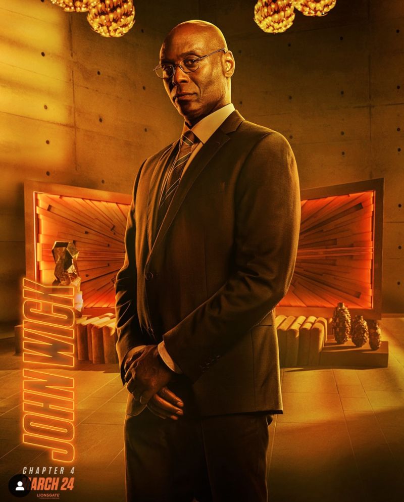▲好萊塢男星蘭斯瑞迪克（Lance Reddick）驚傳在加州家中過世，電影《捍衛任務4》也成為他的遺作。（圖／翻攝自Lance Reddick IG）