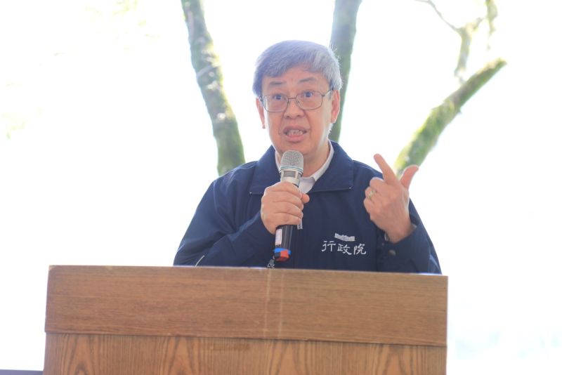 ▲陳建仁強調中央自去年8月便已超前佈署,每天增加供水200萬噸。(圖/台中市政府提供,2023.03.18)