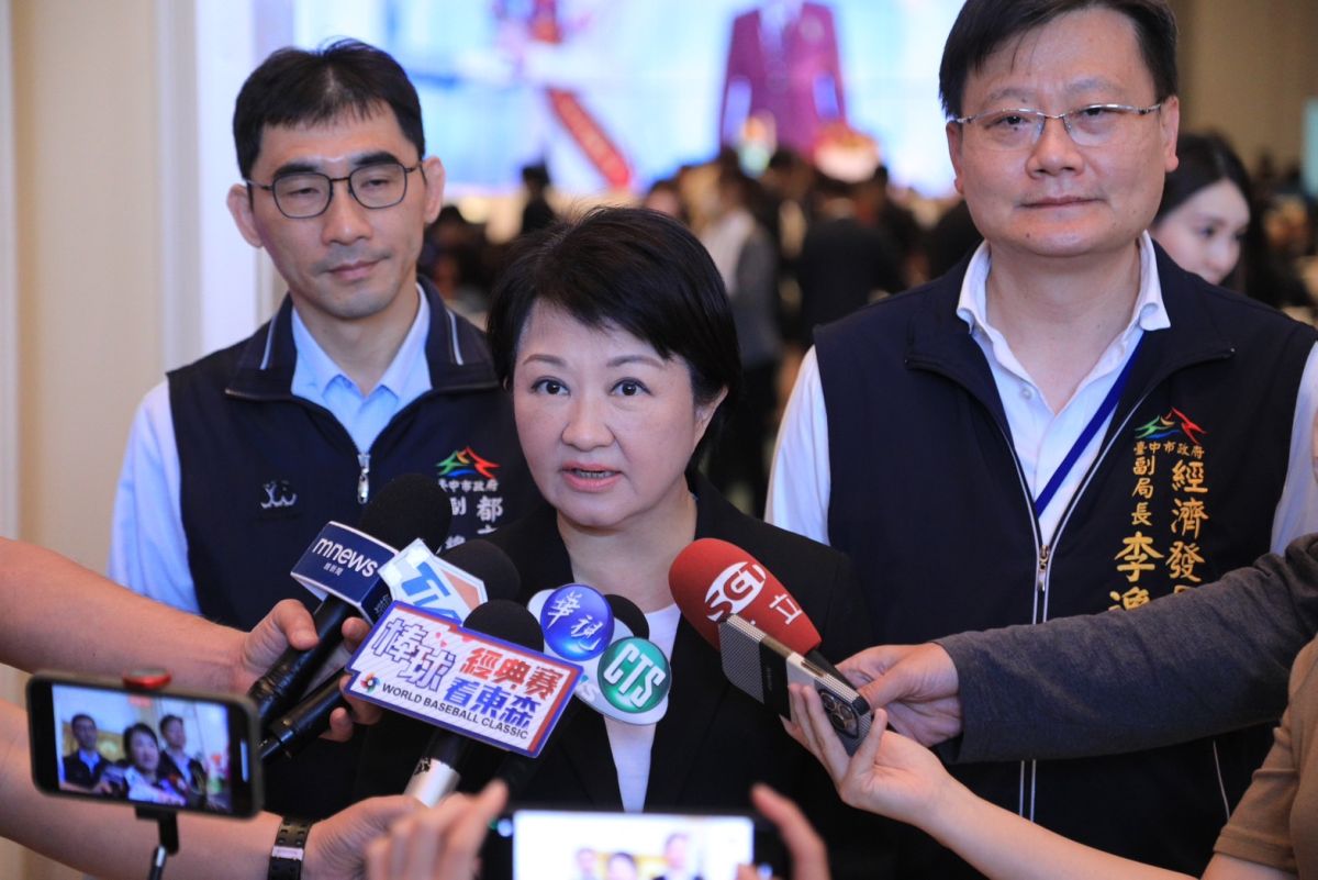 ▲盧秀燕肯定國民黨主席朱立倫聽見外界聲音，讓選策會停止運作的決定。（圖／台中市政府提供，2023.03.18）