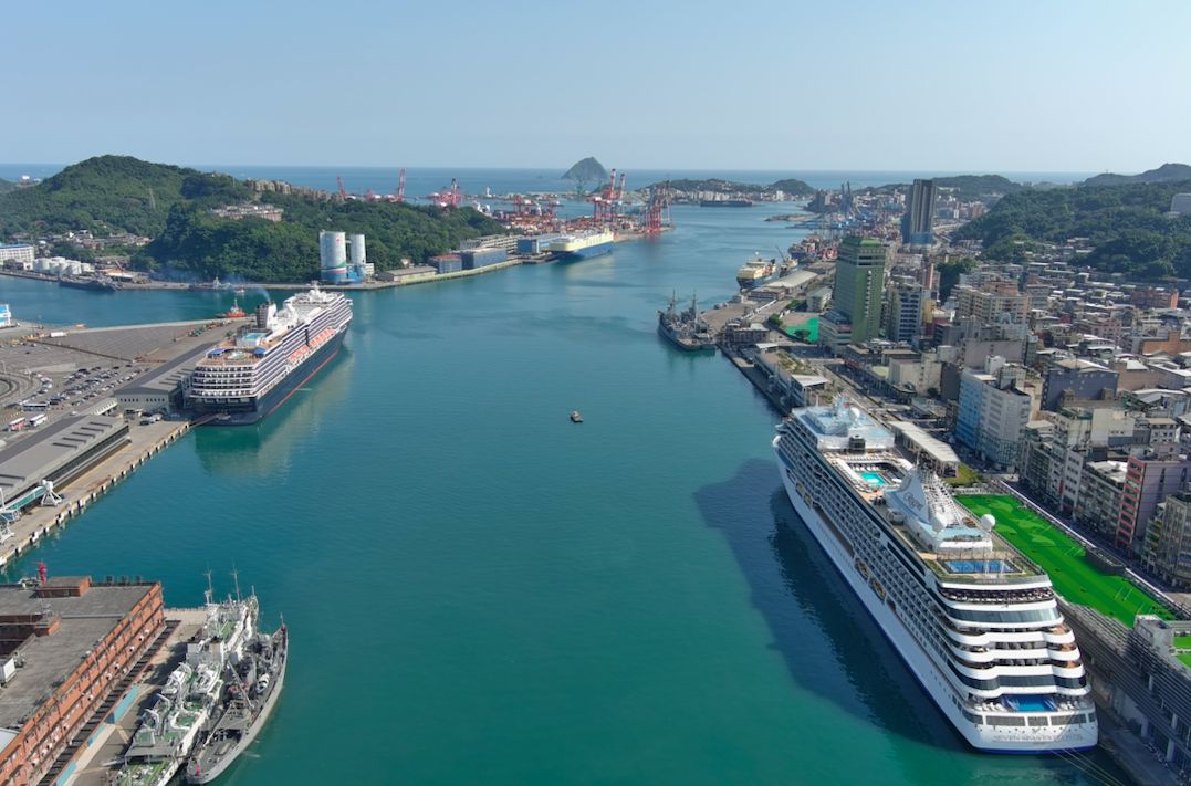 ▲觀銷處長郭霽表示，郵輪睽違三年終於回到基隆，航港局也預估今年將帶來28.3萬人次的觀光人潮，並帶來大約9億的經濟效益，對振興基隆的商圈有所幫助。（圖／基隆市政府提供）