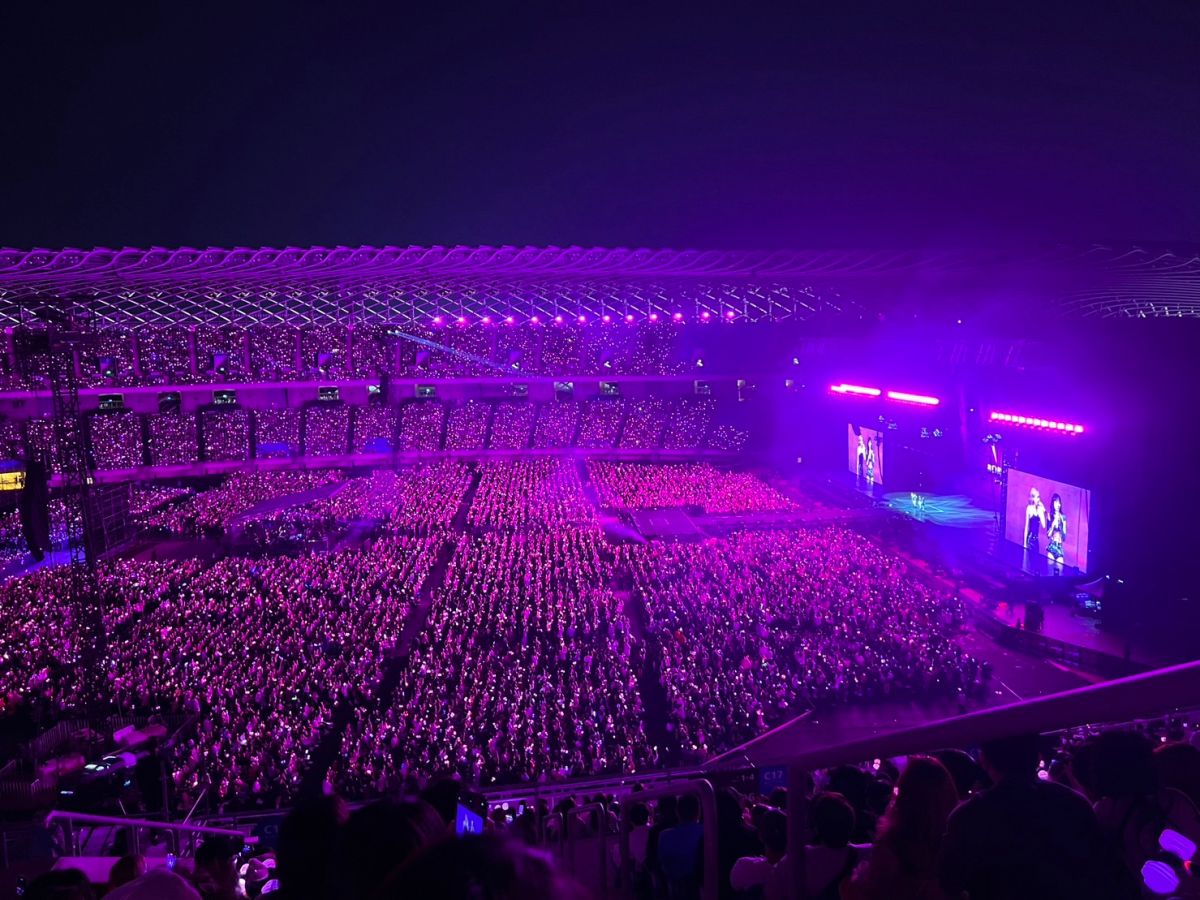 ▲近日高雄超熱鬧，除了南韓女子天團BLACKPINK連兩天開唱，五月天、張惠妹也將在近期連番在高雄大開演唱會，吸引大批人潮湧入高雄。（圖／民眾提供）