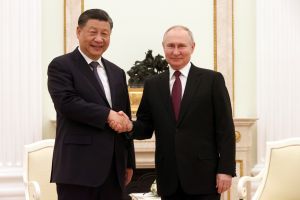 ▲中國國家主席習近平出訪俄國，並與俄羅斯總統蒲亭會晤。（圖／美聯社／達志影像）