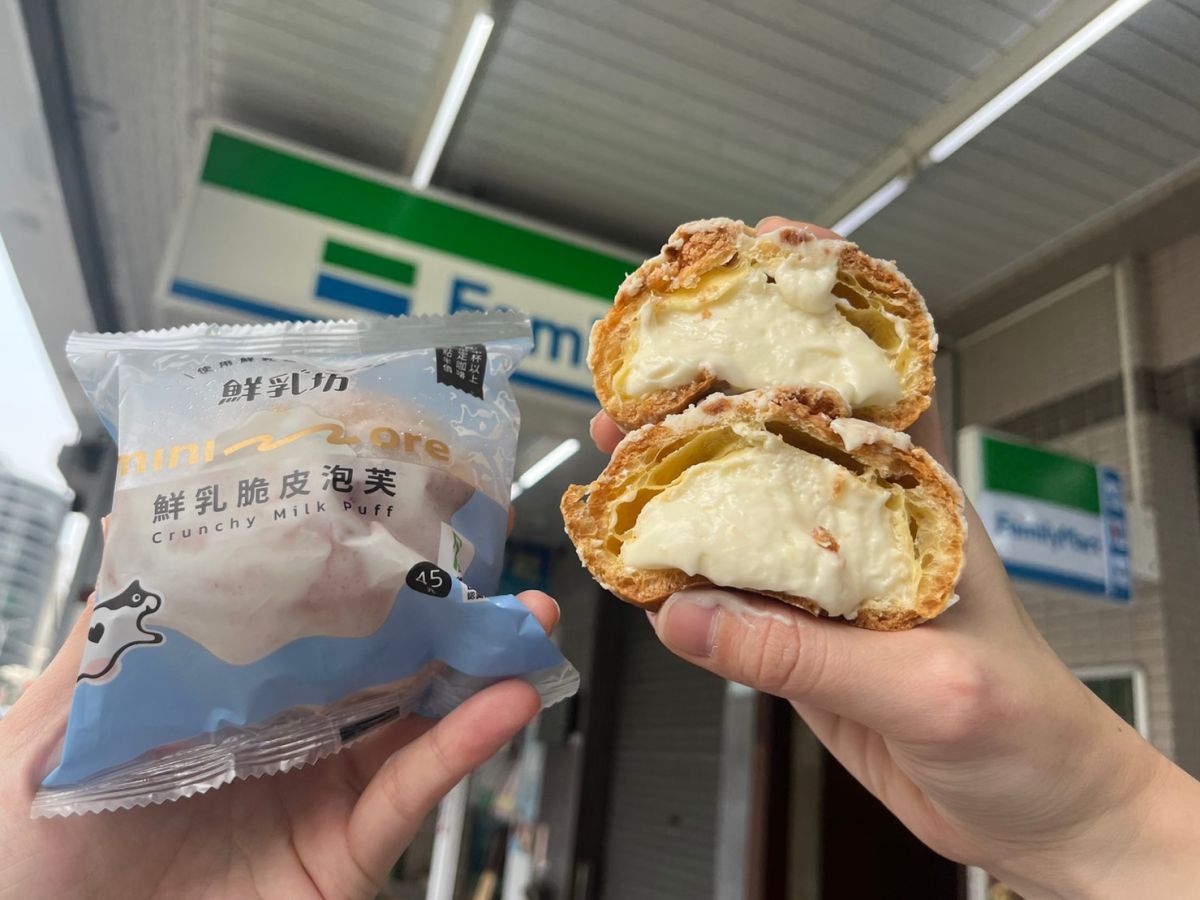 ▲全家甜點新品牌「minimore」正式亮相，補班日限量發送免費甜點。（圖／記者鍾怡婷攝）