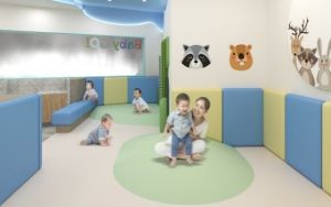 ▲LaLaport北館設有分年齡層使用的親子童樂園，圖為0～3歲適用區。（圖／三井不動產集團提供）