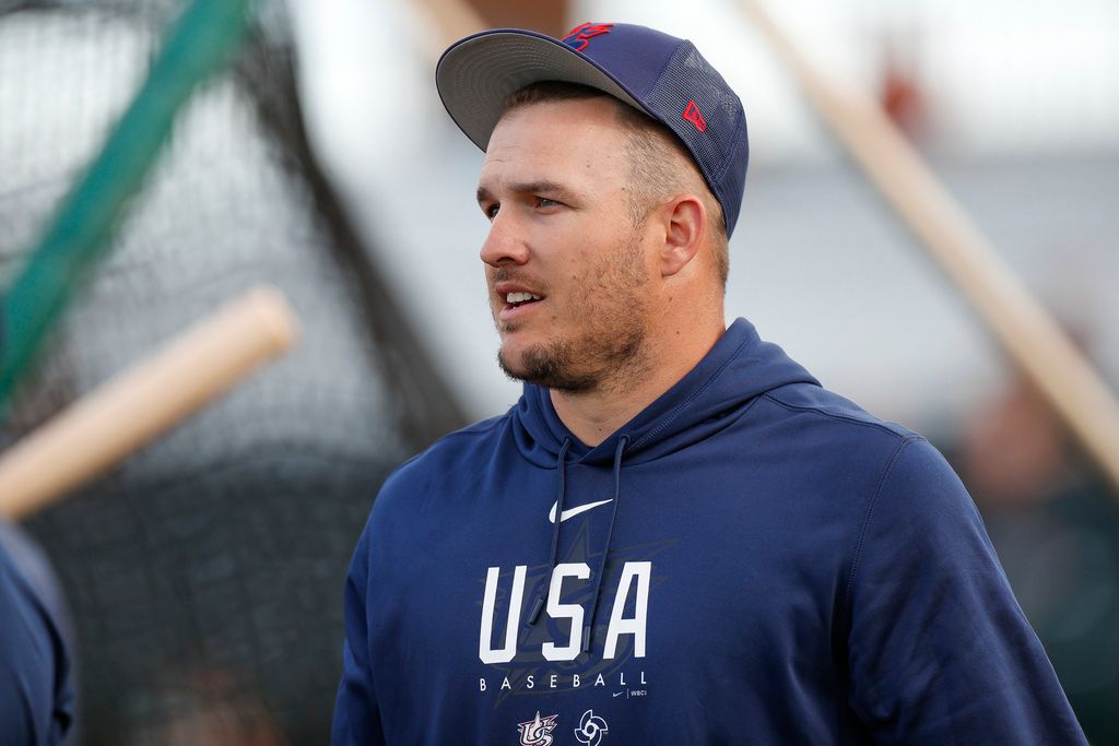 ▲美國隊強打Mike Trout。（圖／美聯社／達志影像）