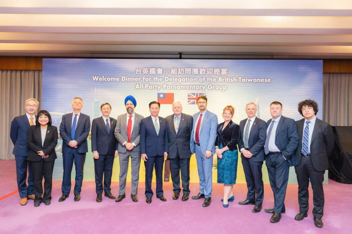 ▲台英國會小組主席史都華（Bob Stewart）率團訪台。（圖／外交部提供）